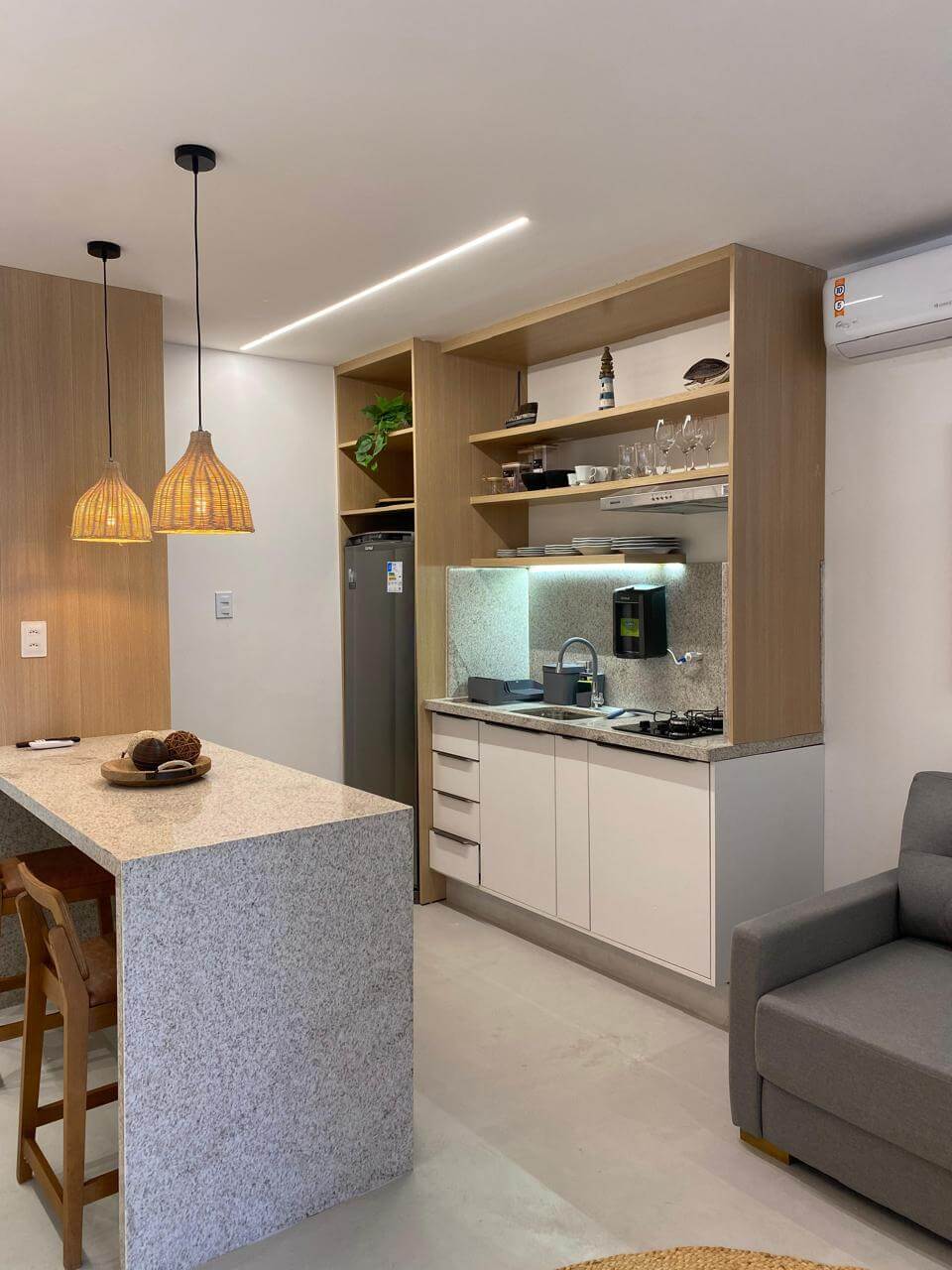 Apt Studio Totalmente Mobiliado 60m² - Foto 6