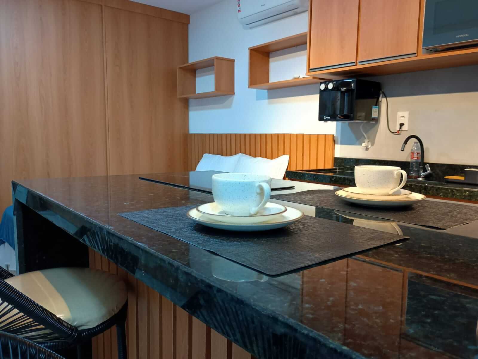 Apt studio Totalmente Mobiliado 40m²